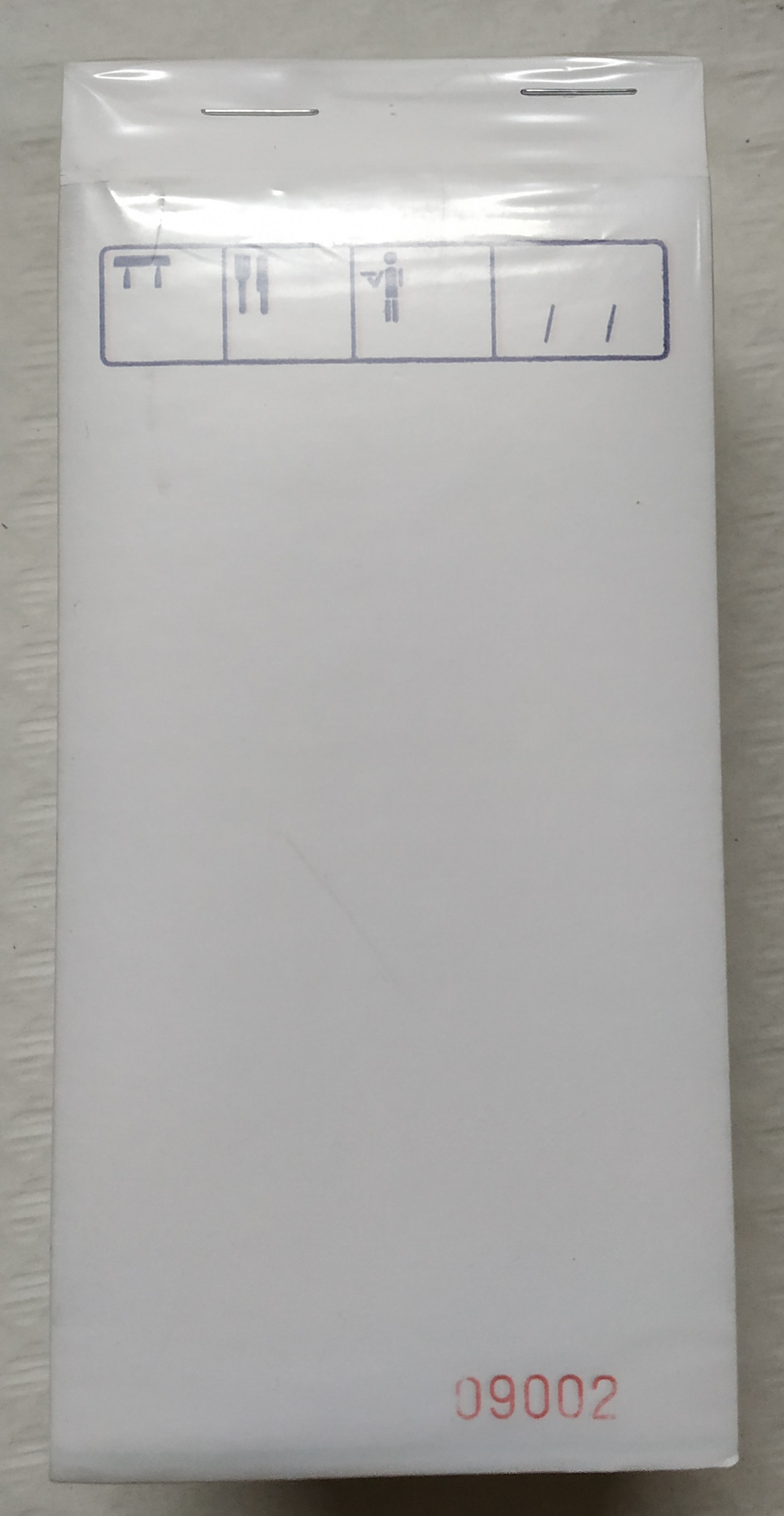 BLOCK COMANDAS DUPLICADO 7,5x15 cm.