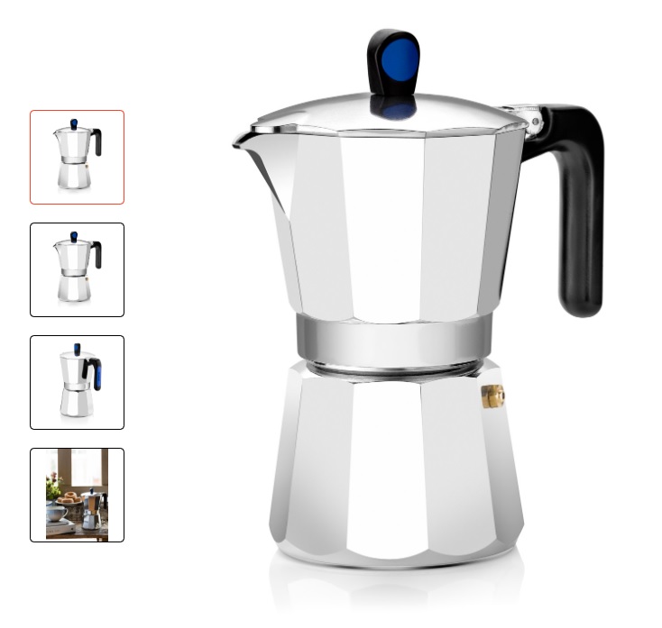 CAFETERA EXPRES ALUM 12T INDUCCION MONIX