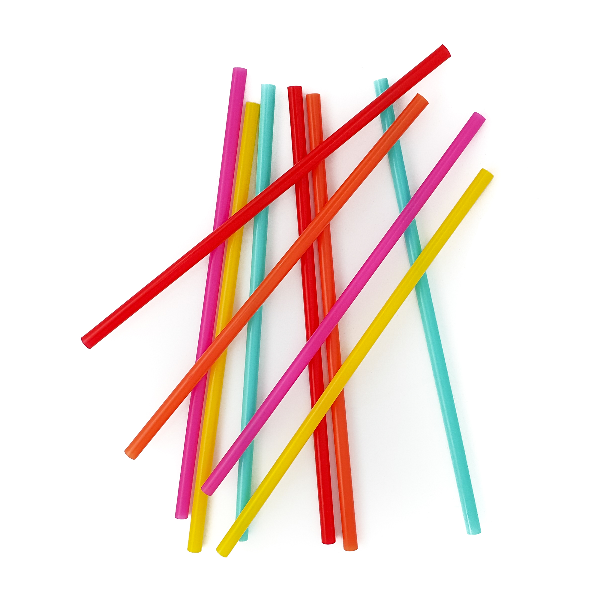 CAÑITAS COLORES 20X0,8CM REUTILIZABLE CJ16X250