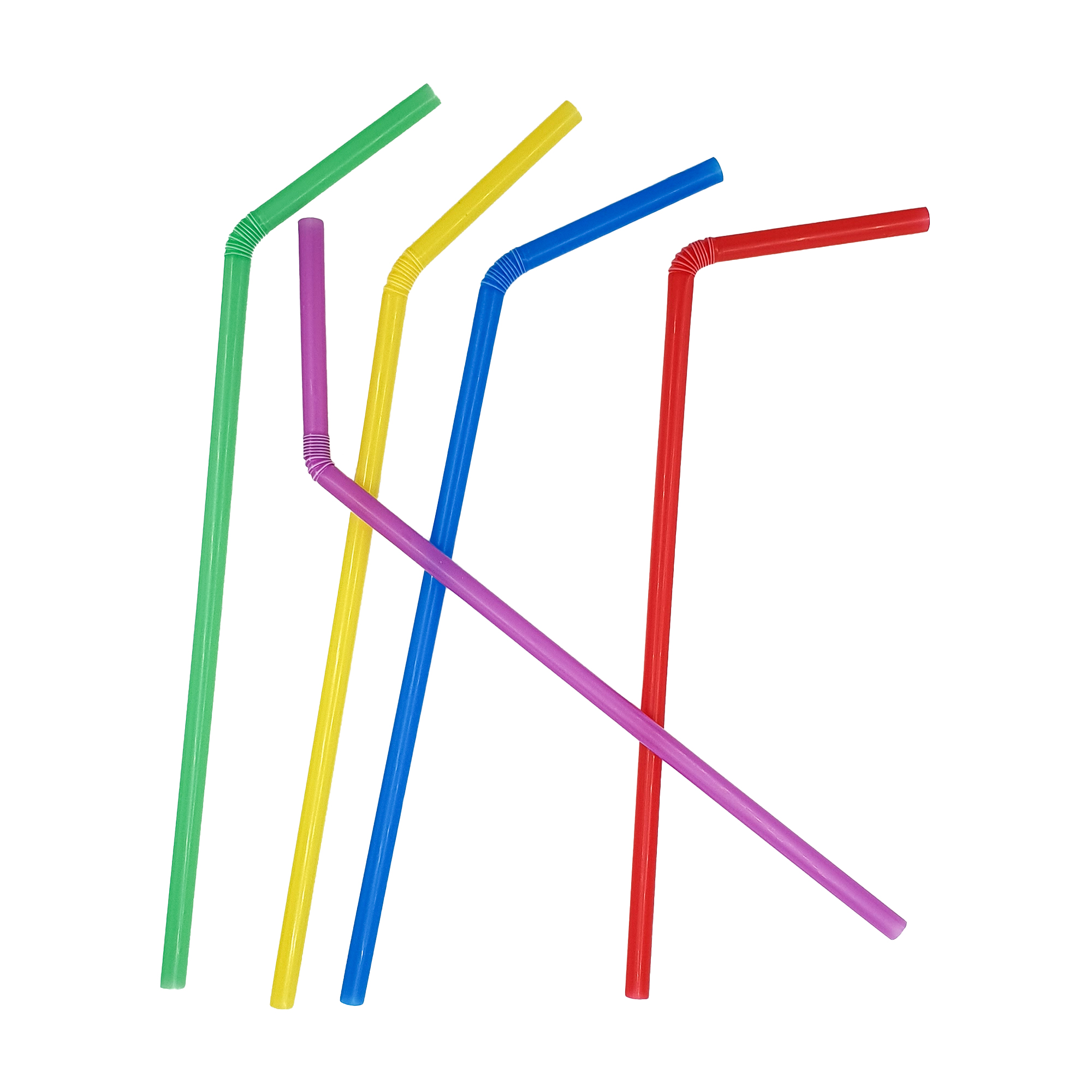 CAÑITAS FLEXIBLES COLORES 23X0,6CM REU BL250u