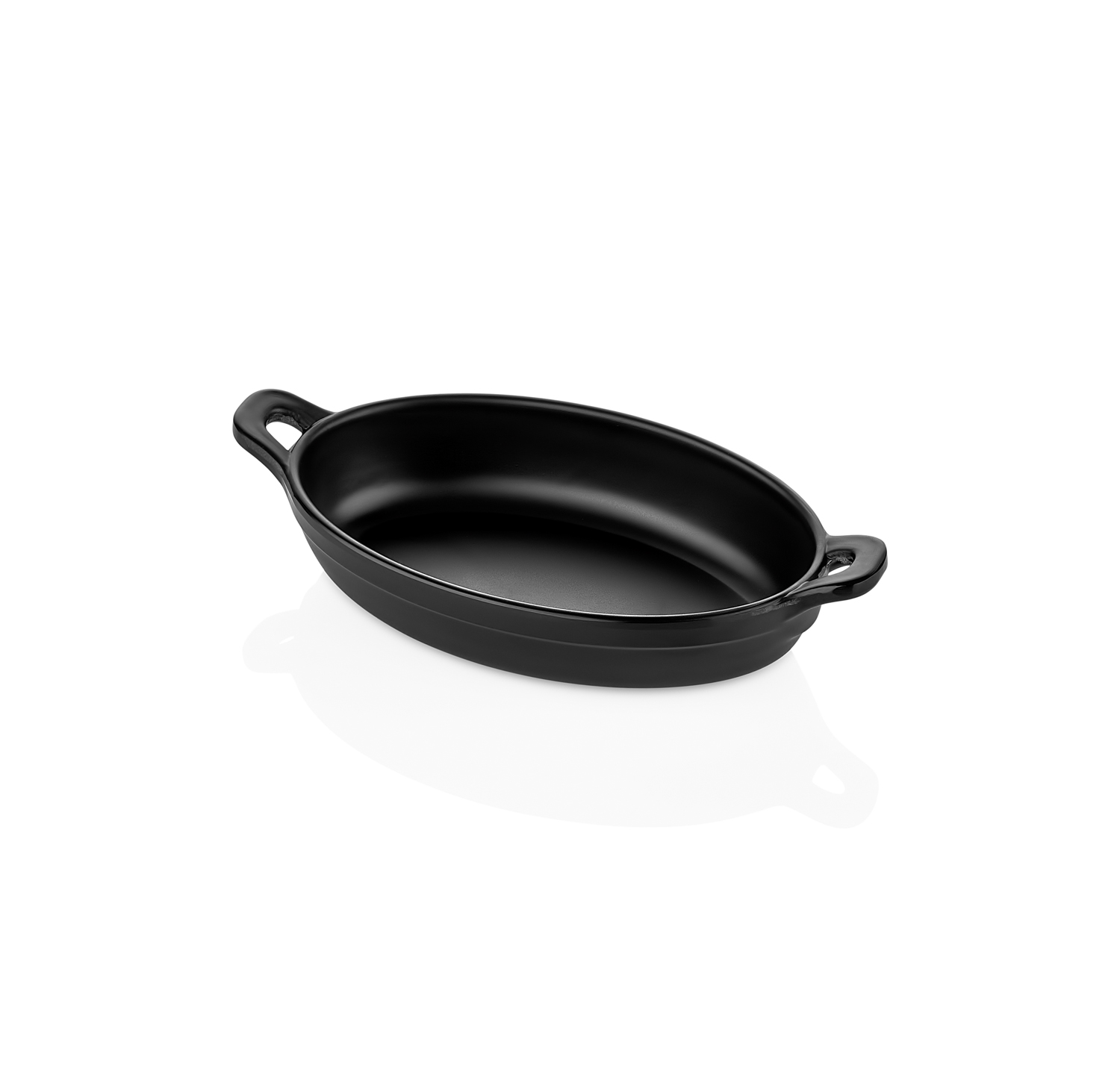 CAZUELA OVAL 15X8X3,5 MELAMINA 24016NGO CJ12u