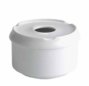 CENICERO AGUA RDO 11CM PORCELANA CJ5u