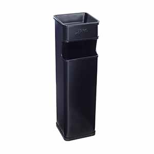 CENICERO PAPELERA NEGRO 18X18X65 AL70300 JOF
