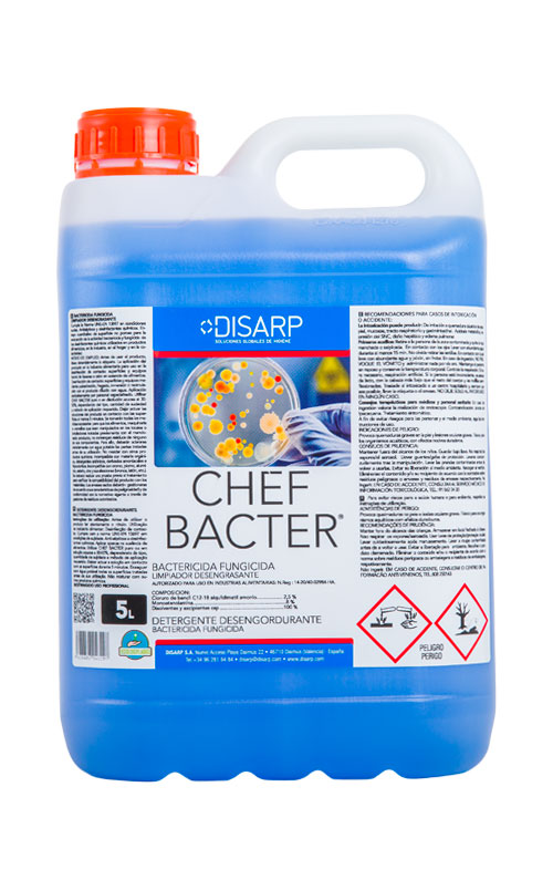 CHEF BACTER HA LIMP. DESENG. BAC/FUNG. G/5L.