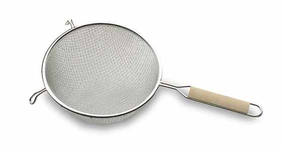 COLADOR 23 CM 61323 DOBLE MALLA ESTAÑADO
