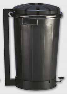 CUBO GOLIAT 95L. NEGRO CON PEDAL