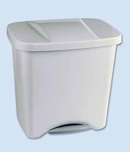 CUBO PEDALBIN ECOLOGICO 50L BLANCO