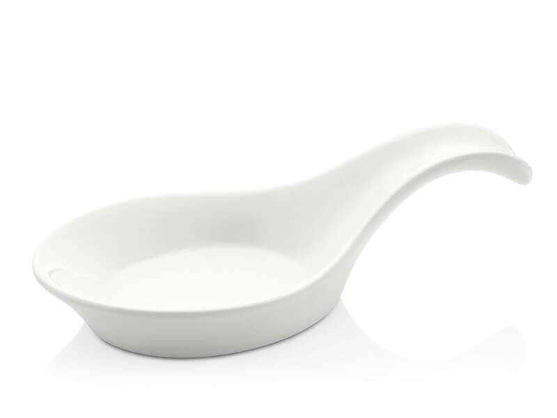 CUCHARA DEGUSTACION 19cm MELAMINA  BCO CJ16u