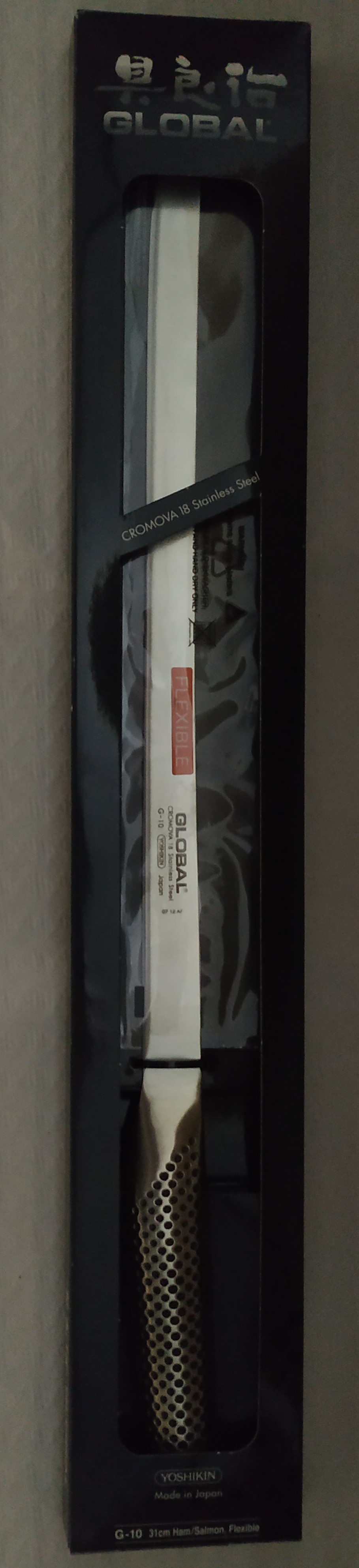 CUCHILLO JAMONERO GLOBAL FLEX 31 cm.