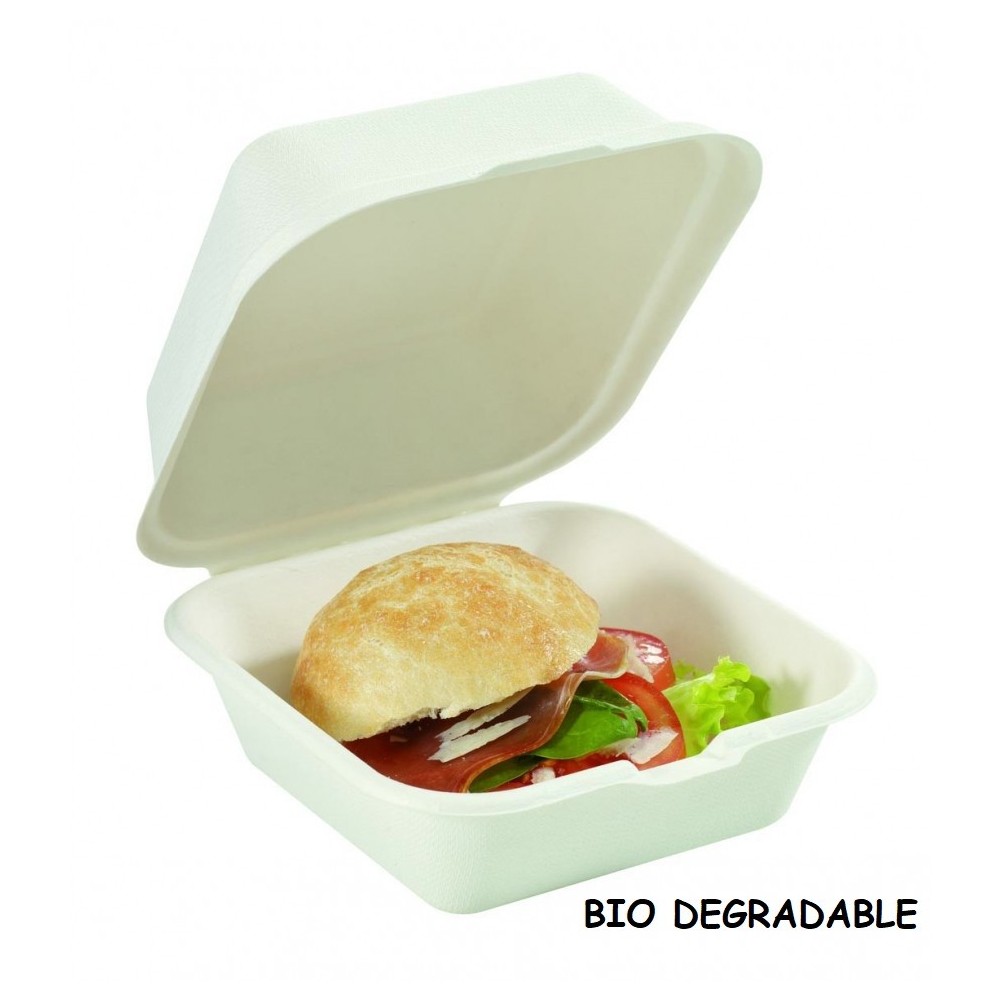 DES TUPPER HAMBURGUESA 15CM BCA BIODEGRADABLE PAQ25u