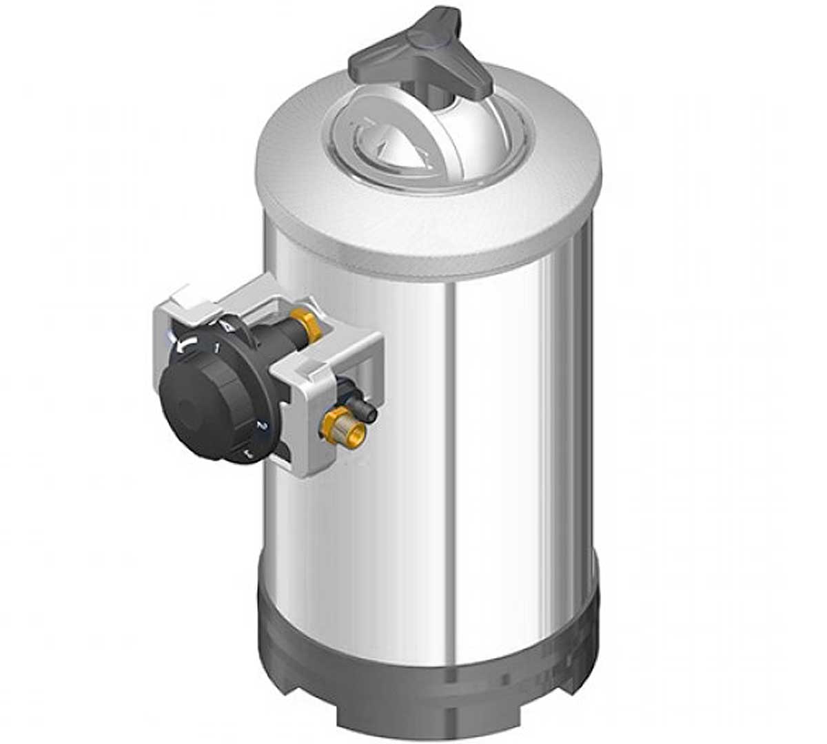 DESCALCIFICADOR MANUAL 8 L. CON BY-PASS