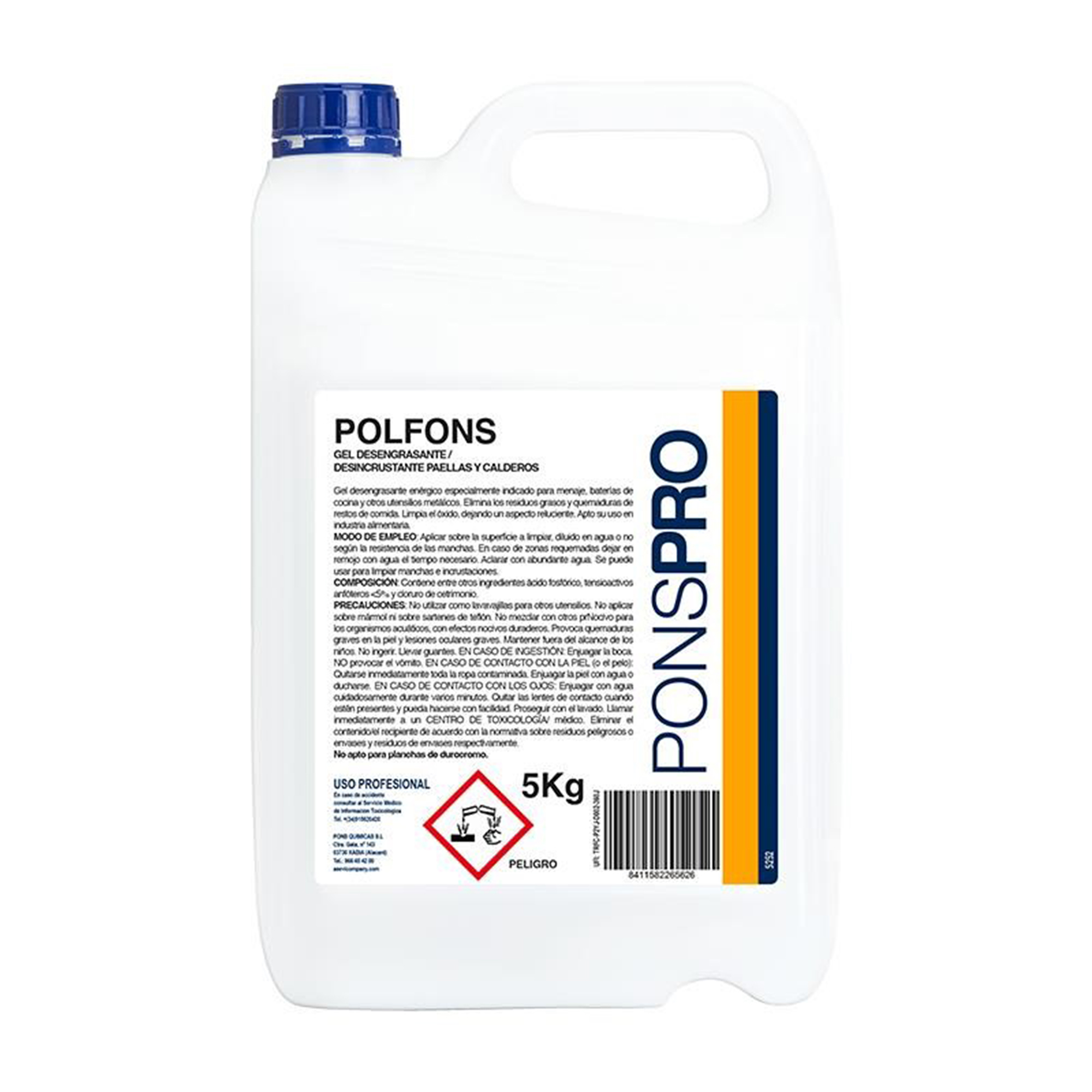 DESENGRASANTE PAELLAS Y CALDEROS POLFONS CJ4u