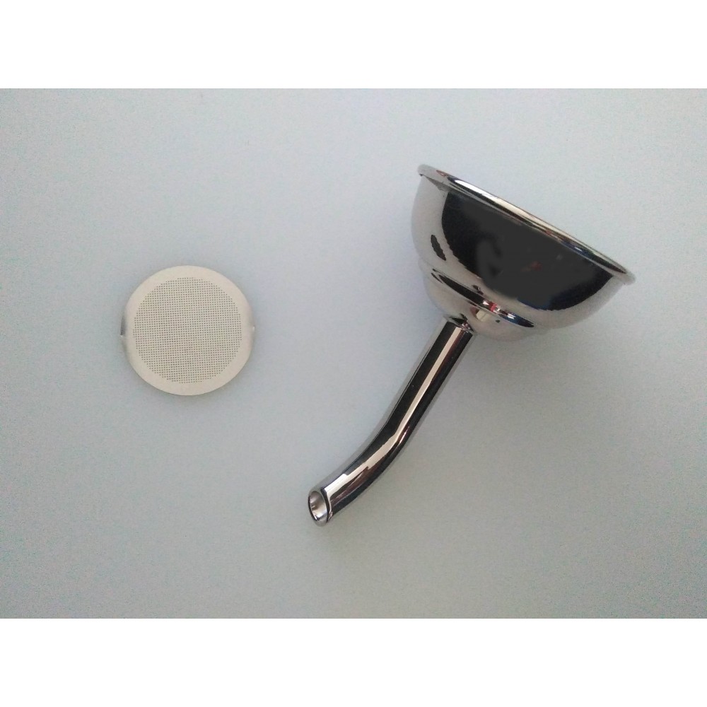 EMBUDO VINO C/FILTRO 8,5CM INOX