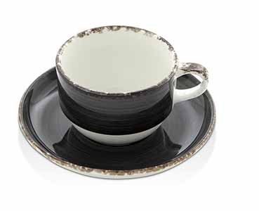 EO ANTRACITA DESAYUNO PLATO 15CM CJ12u