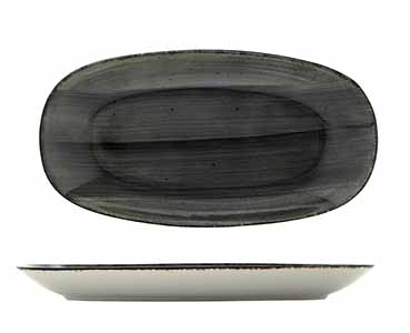 EO ANTRACITA FUENTE RECTANG 34X20CM CJ6u