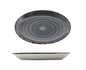 EO ANTRACITA LLANO PLATO 17CM CJ12u
