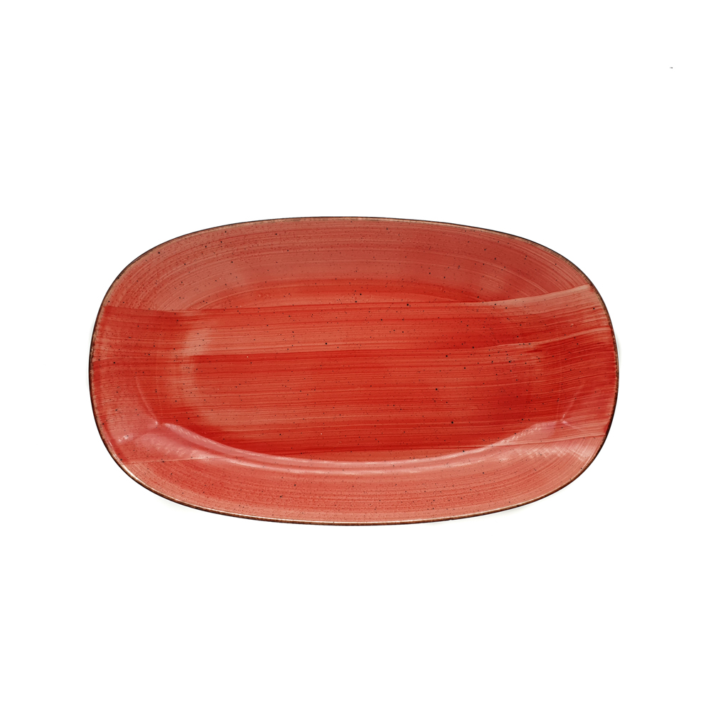 EO ROJO FUENTE RECTANG 34X20CM CJ6u