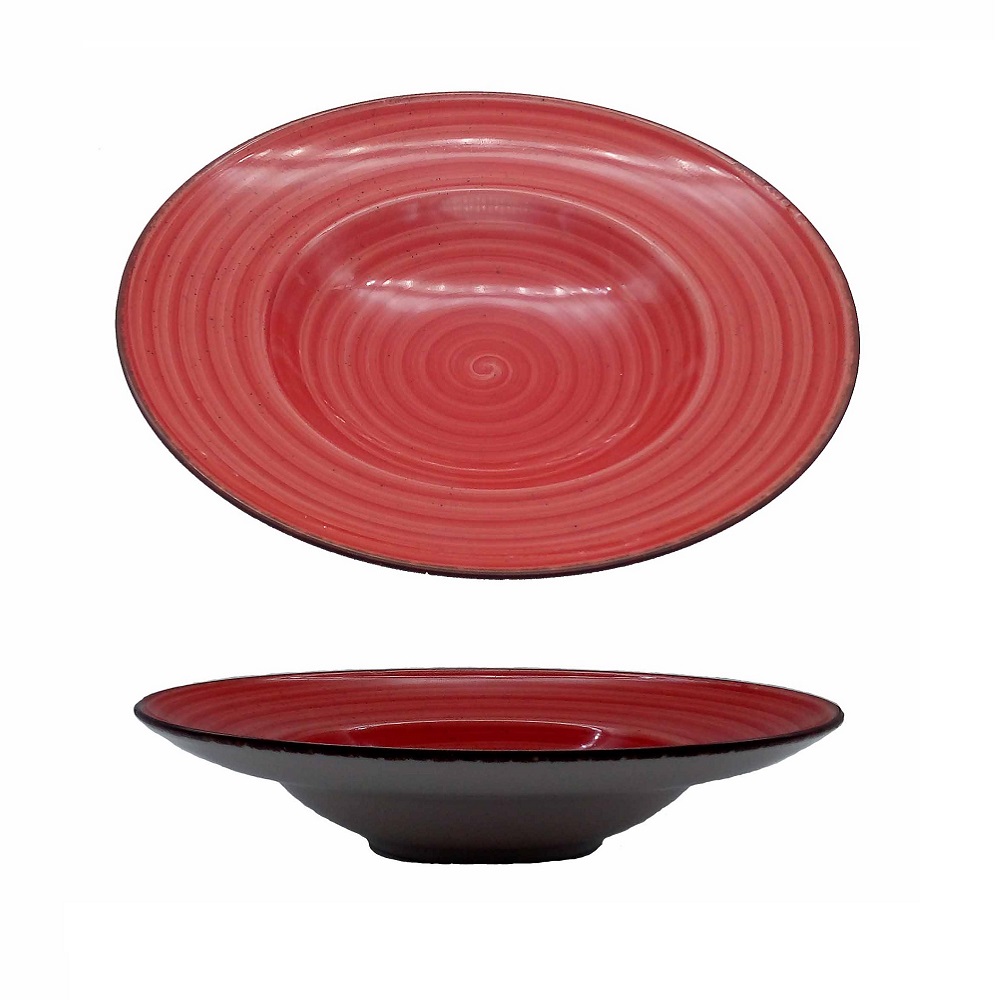 EO ROJO HONDO RENO PLATO 30CM CJ6u