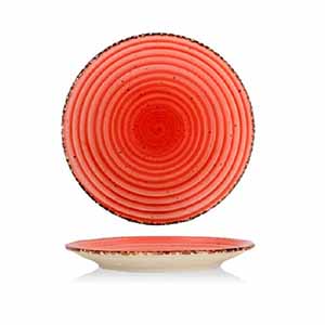 EO ROJO LLANO PLATO 25CM CJ12u