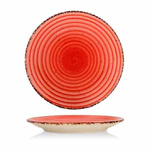 EO ROJO LLANO PLATO 27CM CJ6u