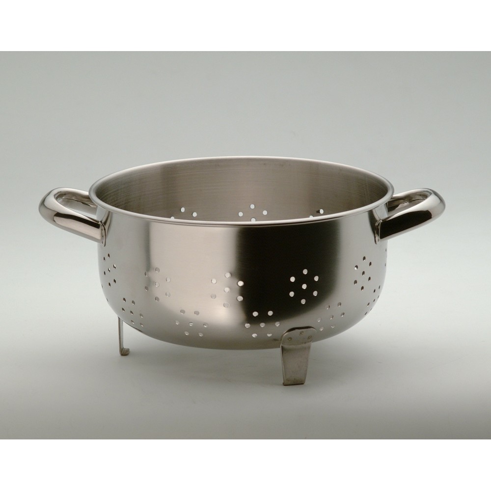 ESCURRIDERA CON PIES 22 CM. INOX