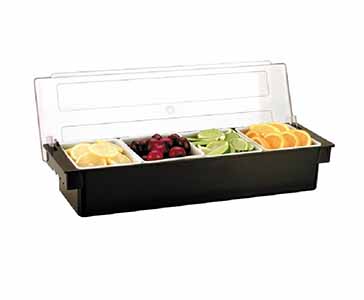 ESPECIERO C/TAPA 4 COMPARTIMENTOS PLAST.