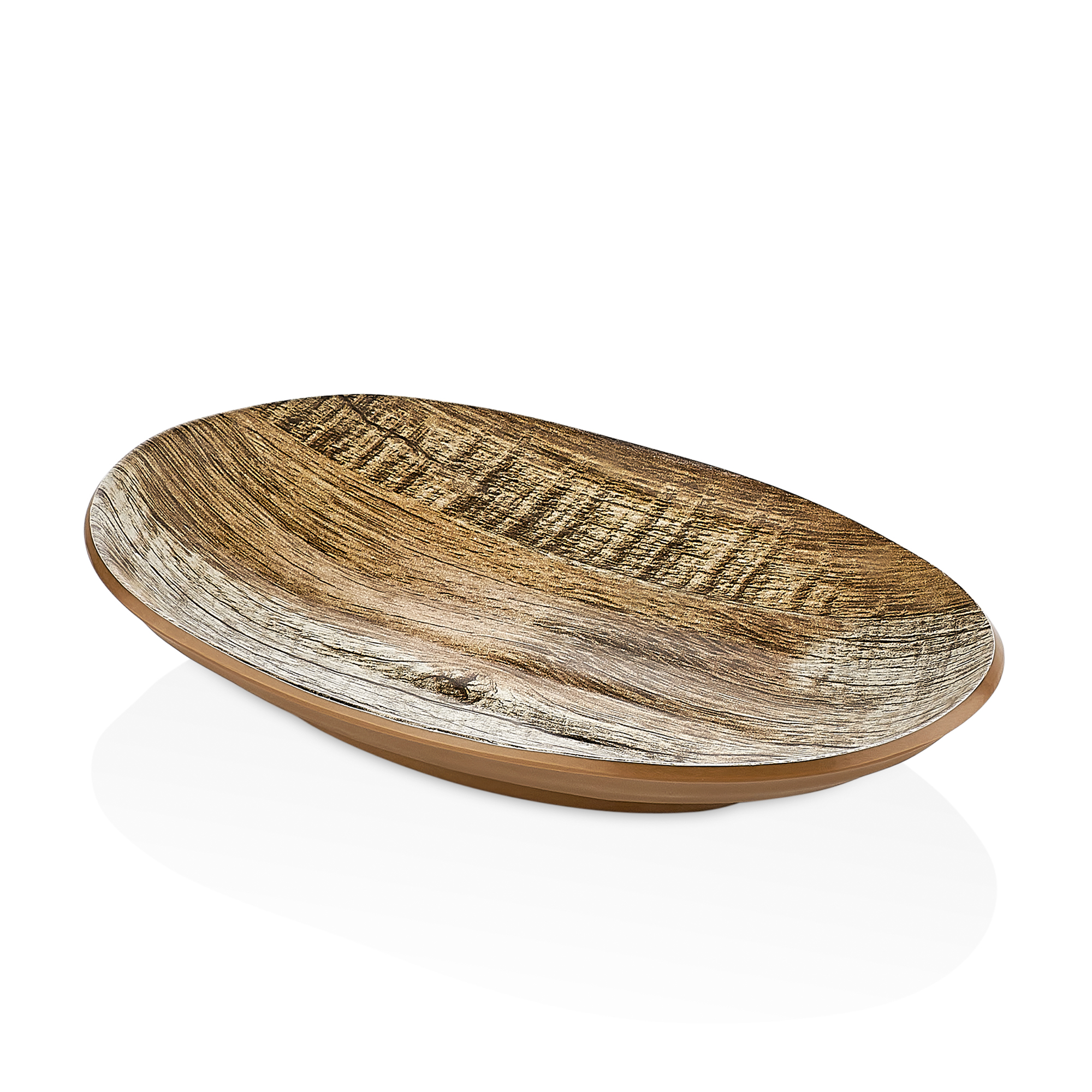 FUENTE OVAL 23X14,5X3,5 MELAMINA 27023 SIERRA