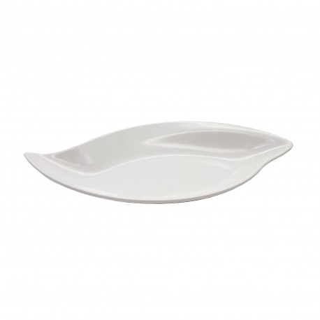 FUENTE OVAL 38X20X5 MELAMINA 123820CW