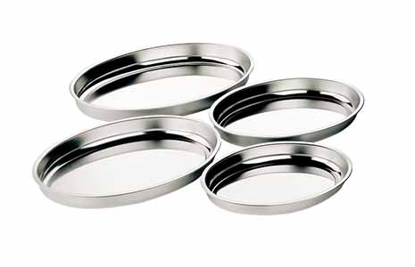 FUENTE OVAL HONDA INOX 18% 45X29 59079 INOXIBAR