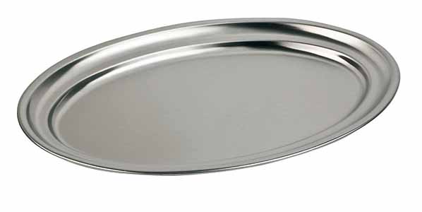 FUENTE OVAL INOX 18%  60X26 CM 59082 INOXIBAR