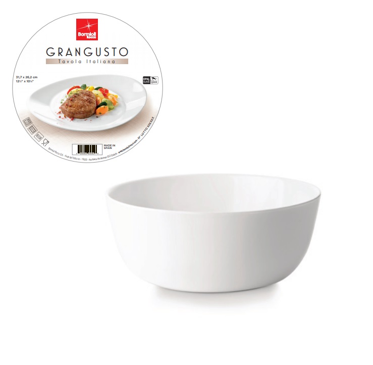 GRANGUSTO ENSALADERA 19CM OPALGLASS CJ12u