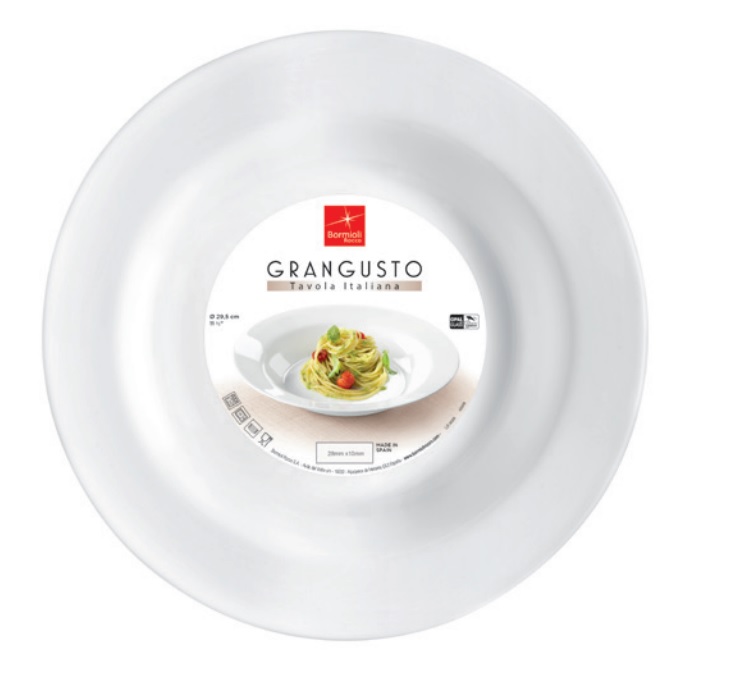 GRANGUSTO HONDO PLATO PASTA 29CM OPAL CJ12u