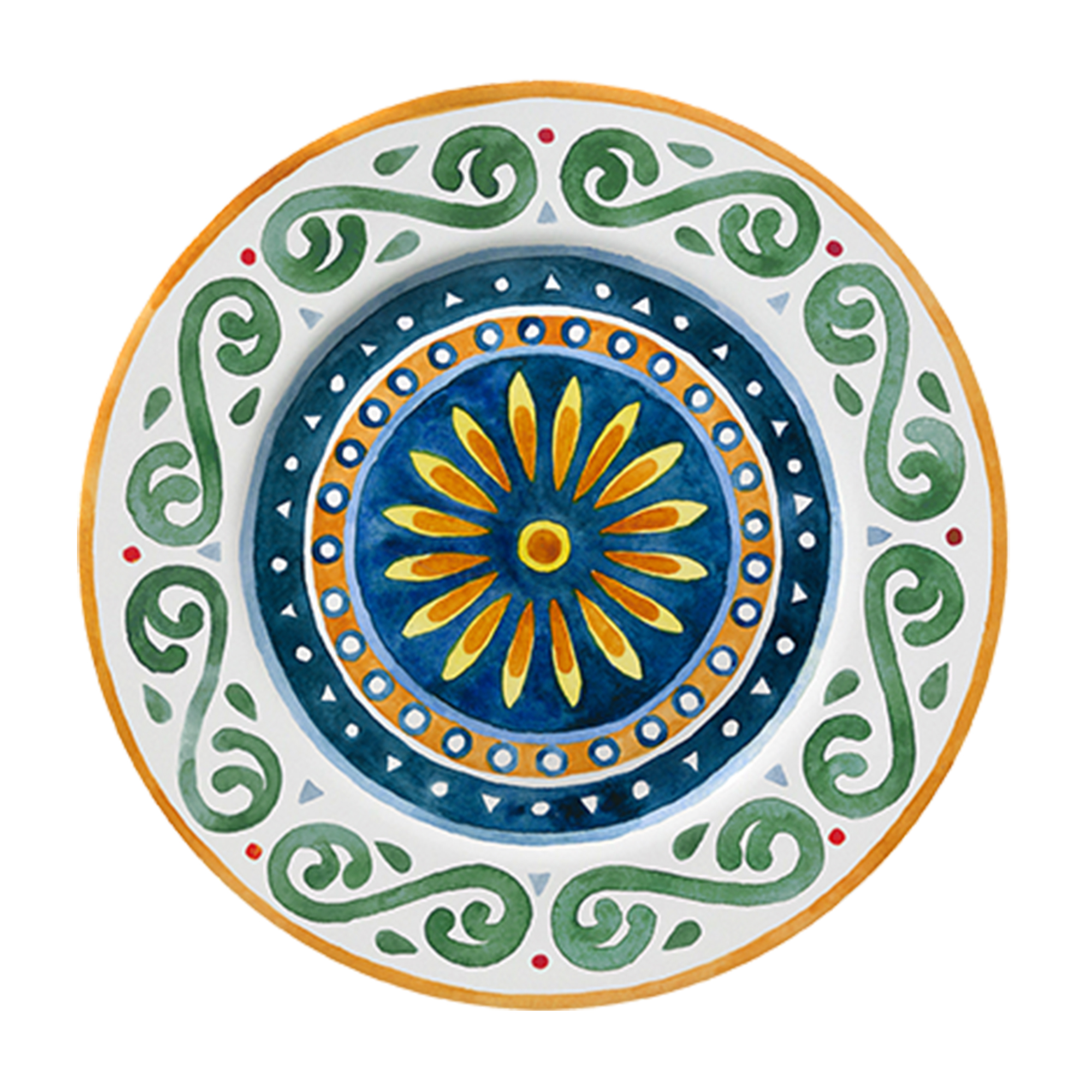 ISCHIA PLATO LLANO 26CM CAPRI CJ12u