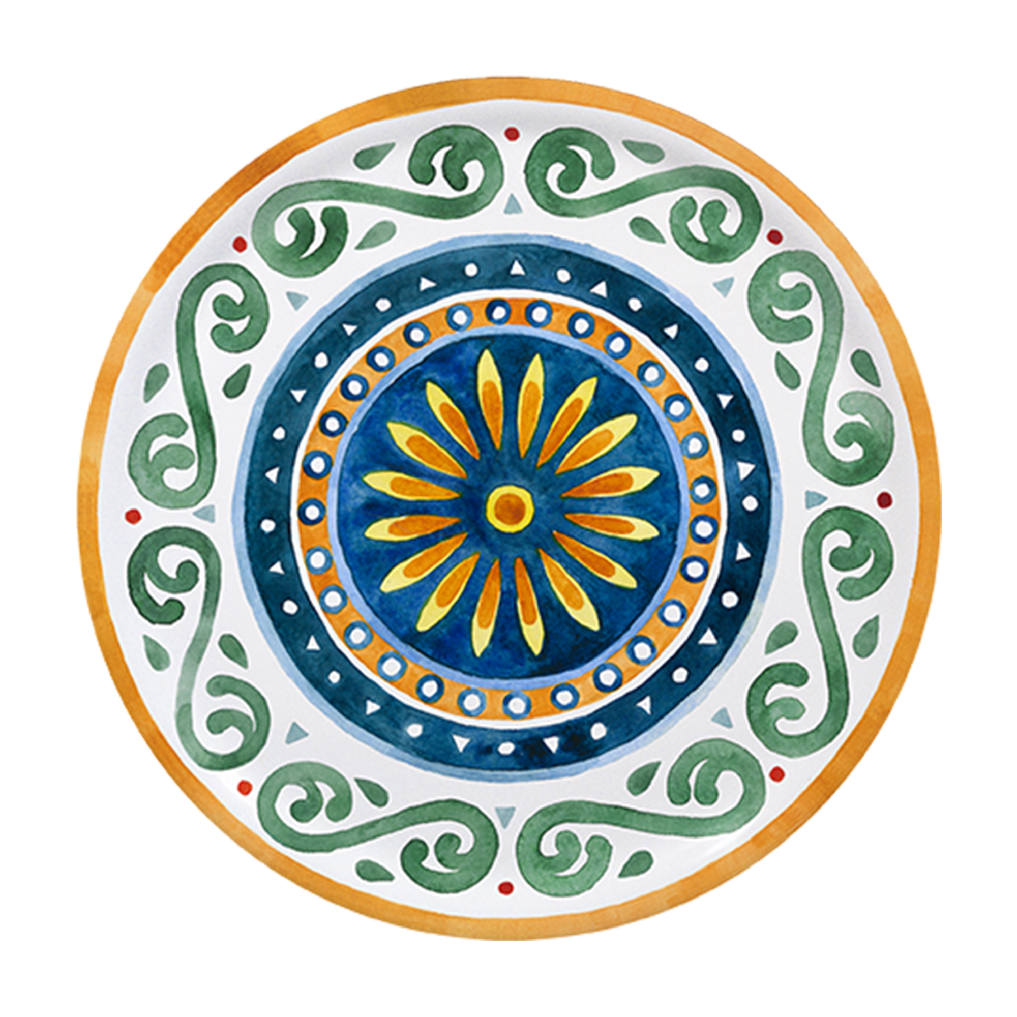 ISCHIA PLATO LLANO 31CM CAPRI CJ4u