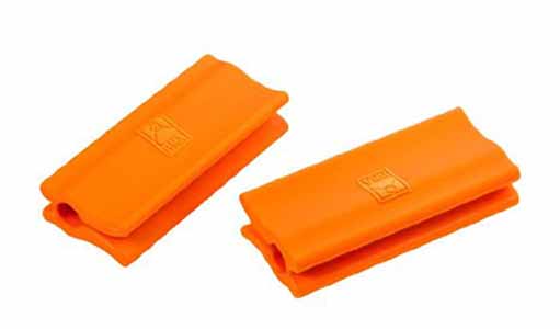 JUEGO 2 ASAS SILICONA (PARRILLA) NARANJA BRA