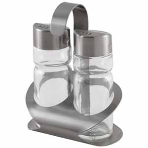 JUEGO 2P PIMENTERO-SALERO INOX SABOR MONIX