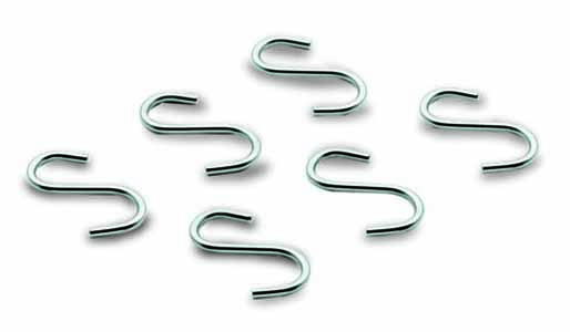 JUEGO 6 GANCHOS(BARRA) 60700 CHEF INOX