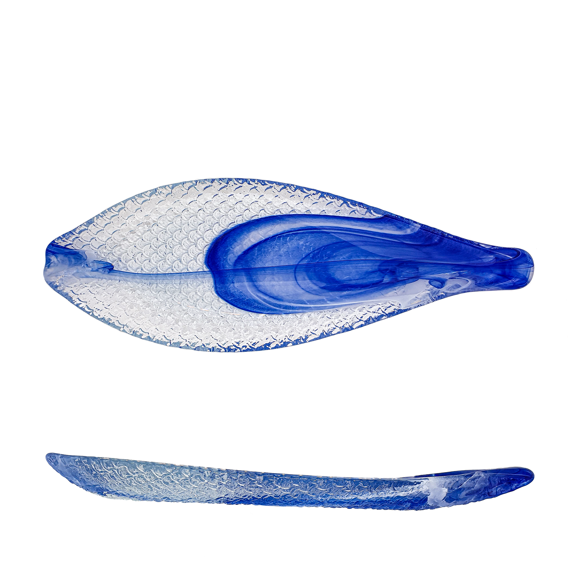 LONGBEACH PLATO 38X17 ALABASTRO AZUL CJ4u