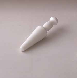 MANO CHINO POLIET 28CM BCO