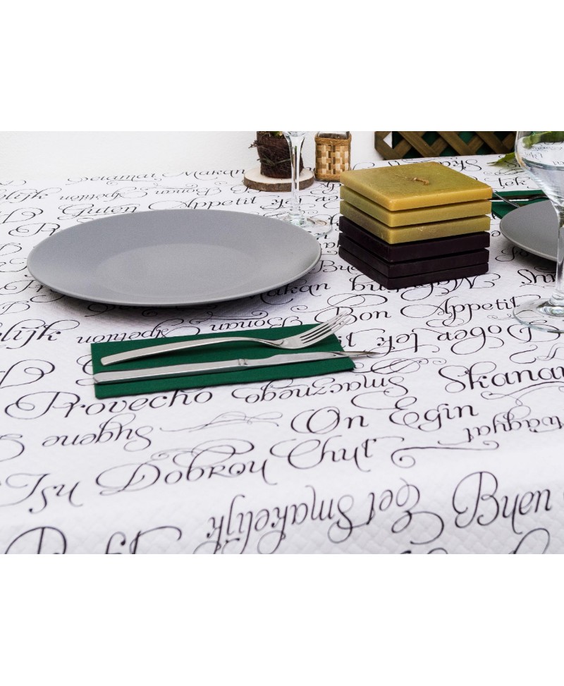 MANTEL 100x100 PAP 37 gr BCO BUEN PROV. C/400 u.