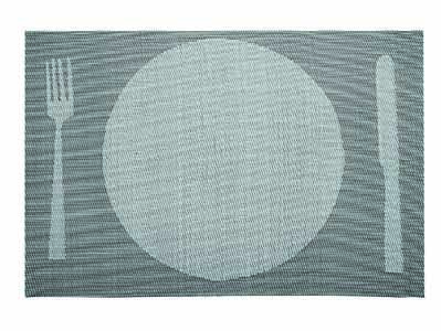 MANTEL 45X30 PVC INDIV. GRIS 66758 PAQ6u