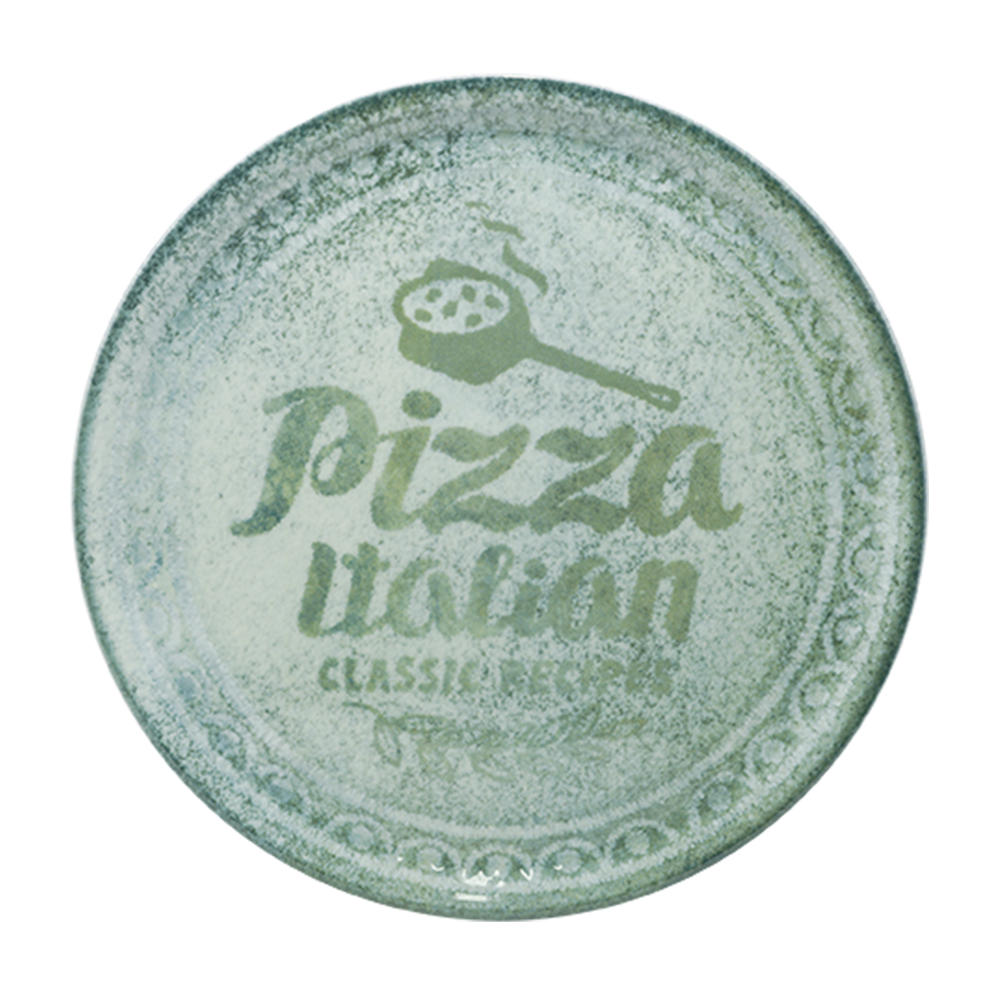 NAPOLI PLATO PIZZA 31CM RECIPES VERDE CJ6u