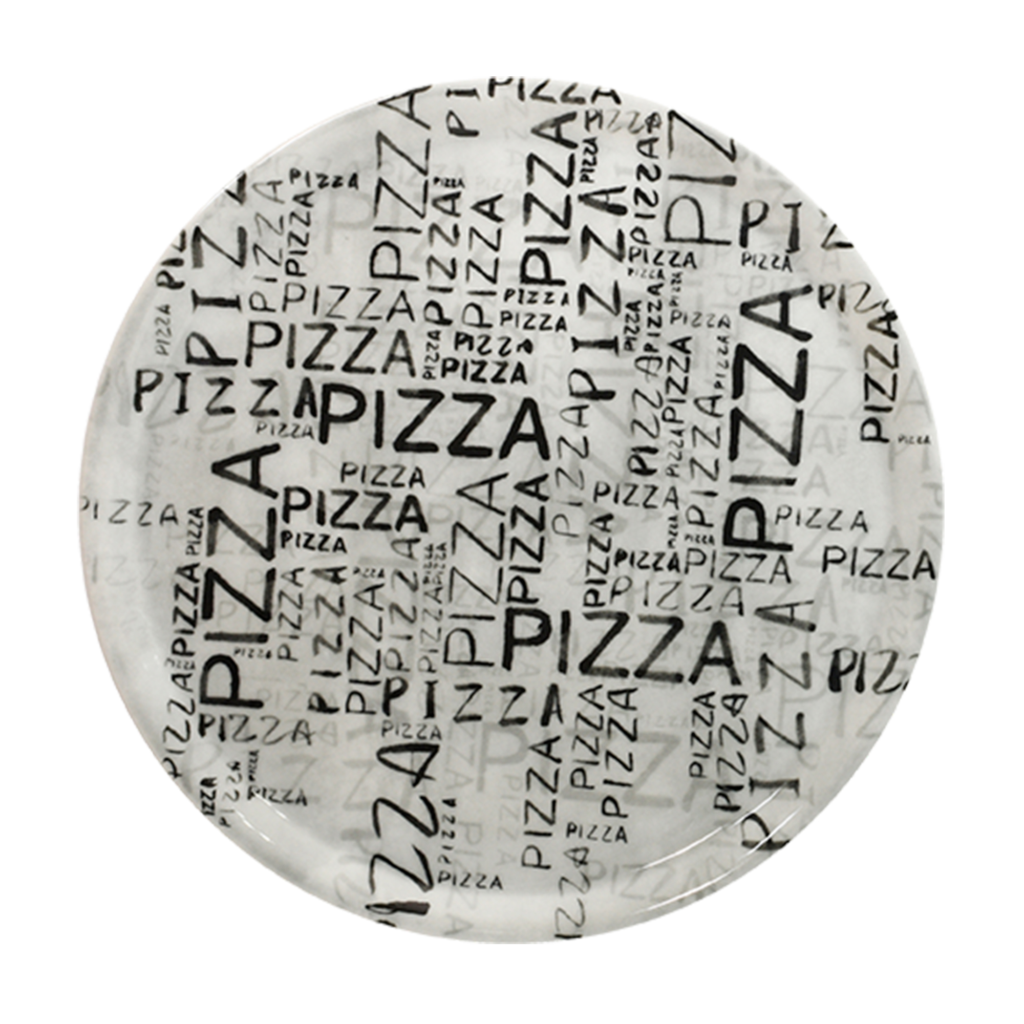 NAPOLI PLATO PIZZA 33CM ITALIC BCO/NGO CJ6u