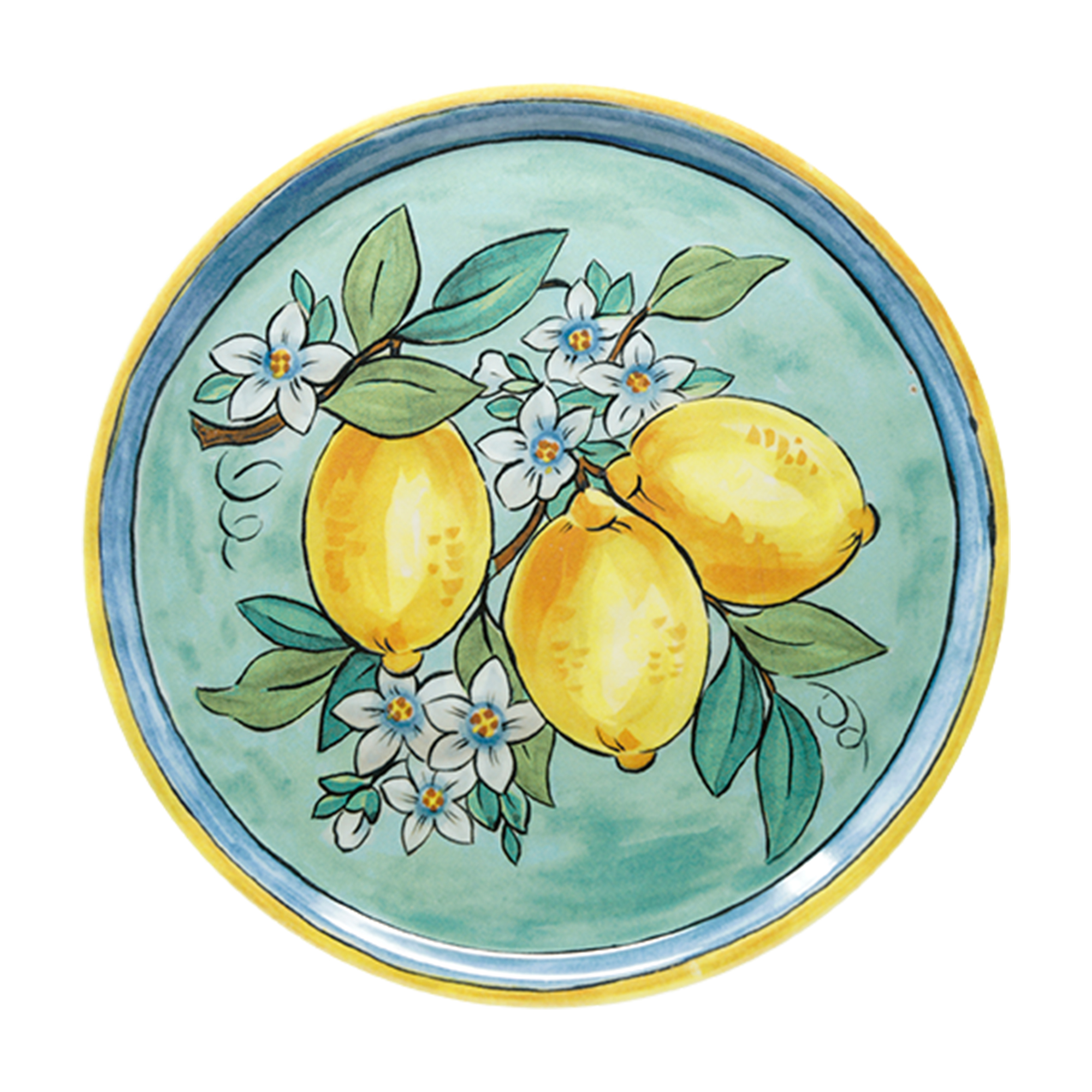 NAPOLI PLATO PIZZA/PRESENT 33CM LEMON