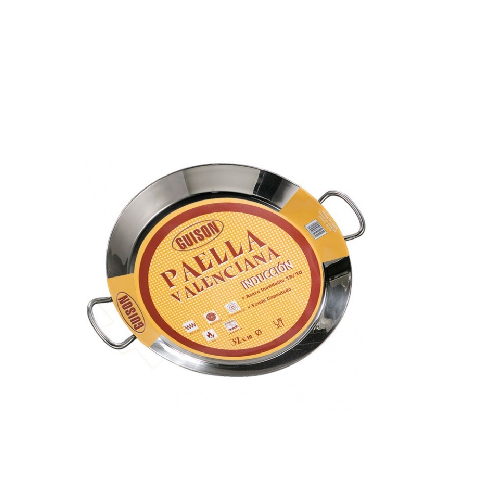 PAELLERA 32cm.5R. INOX INDUCCION