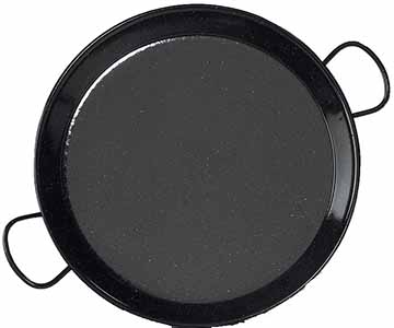 PAELLERA 34 cm.6R. ESMALTADA