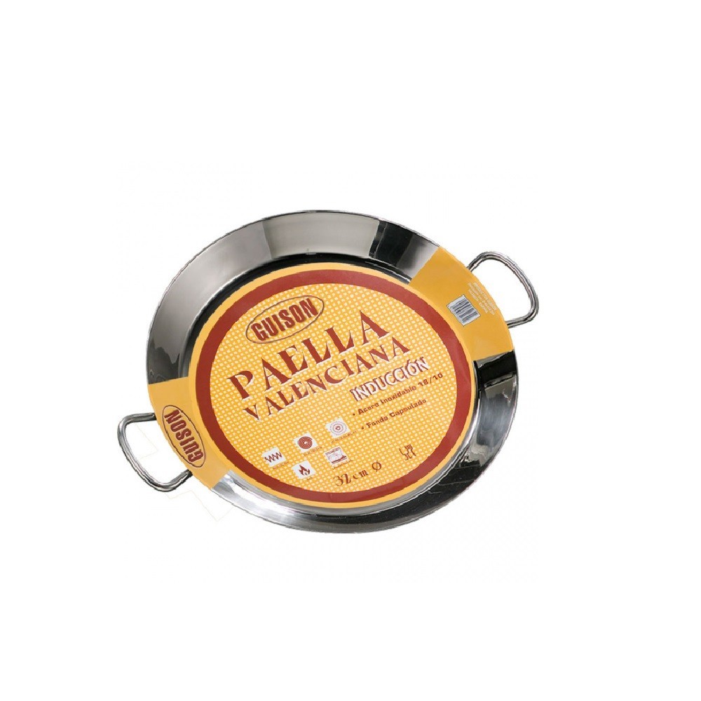 PAELLERA 50cm.14R. INOX INDUCCION