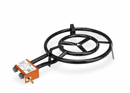 PAELLERO 500 GAS 2F. ESMALTADO