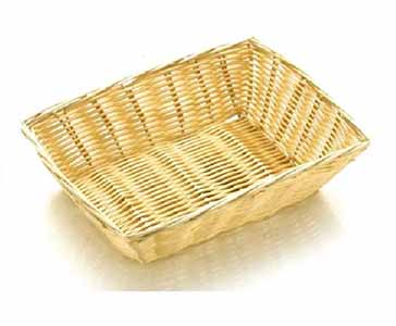 PANERA RATAN RECTANG. 23X15X6CM CJ12u