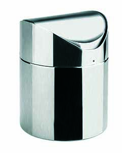 PAPELERA SOBREMESA 11.5X17 INOX